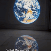Captivating Stunning Earth  & Moon Galaxy Light Projector